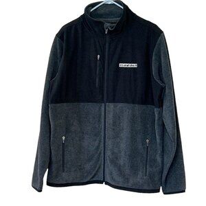 J America Sportswear Men's U.S. Army 1775 Zip Front Jacket Gray Black Size L NWT